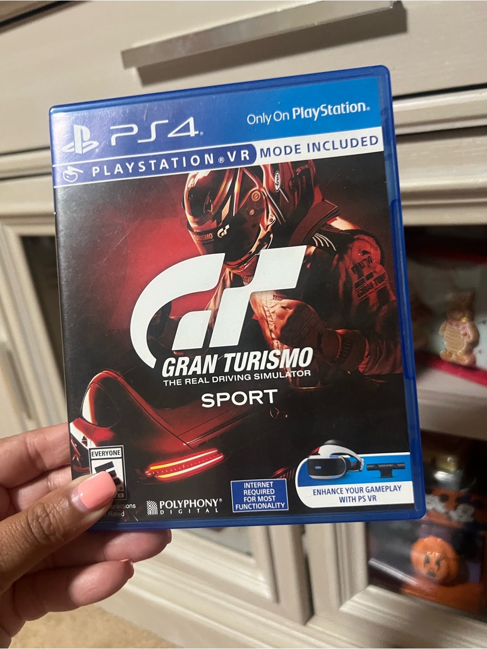 Sony PS4 Gran Turismo Sport – Black & Red Cover Art